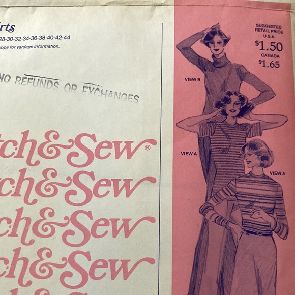 Lot of 2 70’s T-shirt Sewing Patterns - Picture 3 of 6